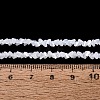 Electroplate Imitation Jade Glass Beads Strands EGLA-Q139-01A-B02-4