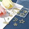 12Pcs 6 Styles Alloy Pendants FIND-FS0003-38G-9