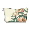 Flower Print Polyester Cosmetic Zipper Pouches PW-WG0E0AE-01-1