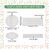 40Pcs 2 Styles Aluminum Pendants FIND-SC0010-22-2