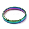 Ion Plating(IP) 304 Stainless Steel Flat Plain Band Rings STAS-I160-D-21mm-M-2
