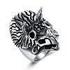 Men's Stainless Steel Finger Rings RJEW-BB29840-9-1