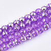 Drawbench Transparent Glass Beads Strands GLAD-S090-10mm-M-2