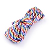7 Strand Core Polyester Cords Rope OCOR-WH0052-31P-1