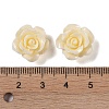 Synthetic Coral 3D Flower Rose Beads CORA-A005-14mm-21-3