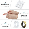 12Pcs ABS Plastic Jewelry Measuring Tool Sets TOOL-ME0001-06-3
