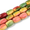 Dyed Natural Agate Beads Strands G-T144-35-4
