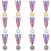 AHANDMAKER 12Pcs 3 Styles Zinc Alloy Medals NJEW-GA0001-02-1