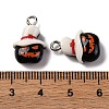 Halloween Theme Opaque Resin Pendants RESI-D075-01B-3