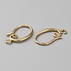 Brass Earring Hooks KK-WH0064-07G-2