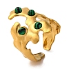 Irregular Synthetic Gemstone Finger Rings RJEW-Q822-13G-2