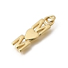 Mother's Day Brass Pendants KK-Z155-05G-02-2