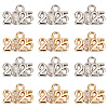 12Pcs 2 Colors Glass Charms KK-SC0005-92-1
