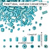 339Pcs 7 Sizes Synthetic Turquoise Beads G-AR0006-10-2