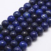 Natural Lapis Lazuli Beads Strands G-D840-38-12mm-1