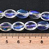 Electroplate Glass Beads Strands EGLA-B005-01A-AB03-4