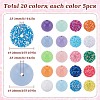 Opaque Acrylic Beads MACR-SP0001-08-2