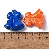Baking Paint Opaque Acrylic Pendants MACR-F080-17-3