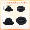 10Pcs 2 Style EVA Fabric Pillbox Stewardess Fascinator Hat Base for Millinery DIY-AR0004-81-2