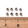 Non-Tarnish 304 Stainless Steel Round Seamed Beads A-STAS-R032-2mm-01-2
