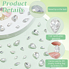 220Pcs 4 Style Glass Rhinestone Cabochons GLAA-FG0001-12-3