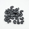 Electroplate Non-magnetic Synthetic Hematite Beads G-J228-02-3