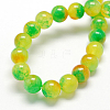 Two Tone Natural White Jade Bead Strands LS-G-R165-8mm-01-2