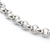 Tarnish Resistant 304 Stainless Steel Rolo Chain Bracelets BJEW-JB06447-01-4