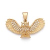 304 Stainless Steel Big Pendants STAS-I163-050G-1
