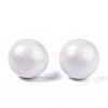 Pearlized Half Round Schima Wood Earrings for Girl Women EJEW-N048-001-14-1