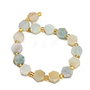 Natural Flower Amazonite Beads Strands G-F833-B09-01-5
