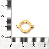 304 Stainless Steel Ring Links Connector Charms STAS-Q348-36G-3