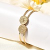 201 Stainless Steel Bangles for Women LS-BJEW-R014-02G-3