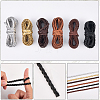 5M 3-Ply PU Leather Braided Cord LC-GF0001-12D-5