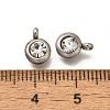 201 Stainless Steel Charms STAS-F311-06P-06-3