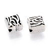 Tibetan Style Alloy Beads TIBE-N013-08AS-2