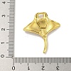 Ion Plating(IP) 304 Stainless Steel Pave Paua Shell Pendants X-STAS-S146-13G-3