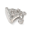 Brass Micro Pave Cubic Zirconia Charms LS-KK-H521-02B-P-2
