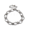 304 Stainless Steel Cable Chains Bracelets BJEW-K265-04P-4