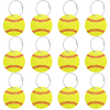 12Pcs PVC Baseball Luggage Tags AJEW-SP0004-23B-1