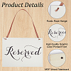 Rectangle Wood Reserved Hanging Sign Decorations DJEW-WH20005-02B-6