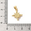 Rack Plating Brass Cubic Zirconia Pendants KK-K385-66G-4