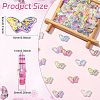 80Pcs 8 Colors Electroplate Handmade Lampwork Beads LAMP-CJ0003-04-2