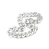 Unisex Thick CCB Plastic Cuban Link Chains Necklaces LS-NJEW-V006-02P-2
