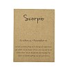 12 Constellation Theme Cardboard Jewelry Display Cards AJEW-TAC0003-10H-1
