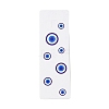 Rectangle Evil Eye Print Paper Keychain Display Cards AJEW-A052-01-2