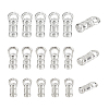 18Pcs 3 Styles 925 Sterling Silver Cord End STER-PH0002-11-7