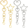 20Pcs 4 Styles Zinc Alloy Swivel Clasps FIND-SP0004-23-7