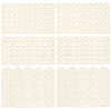 30Pcs 3 Styles Unfinished Fan Shaped Wooden Frames WOOD-GO0001-29-1