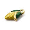 304 Stainless Steel Enamel Pendants STAS-I355-08G-01-2